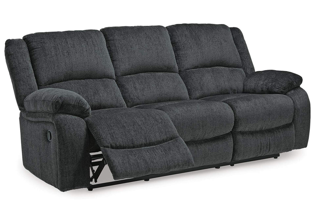 Draycoll Reclining Sofa angled view