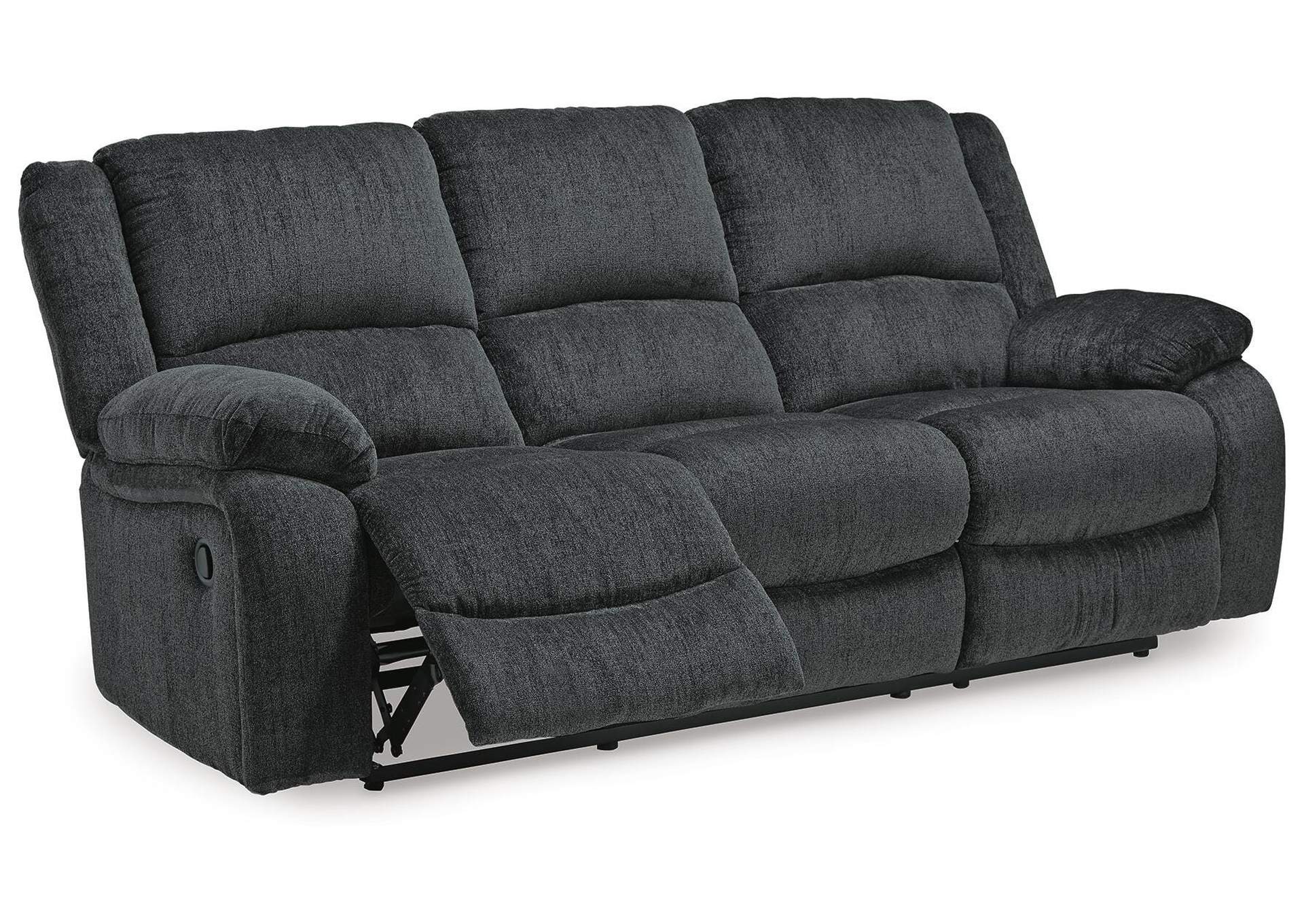 Draycoll Reclining Sofa angled view