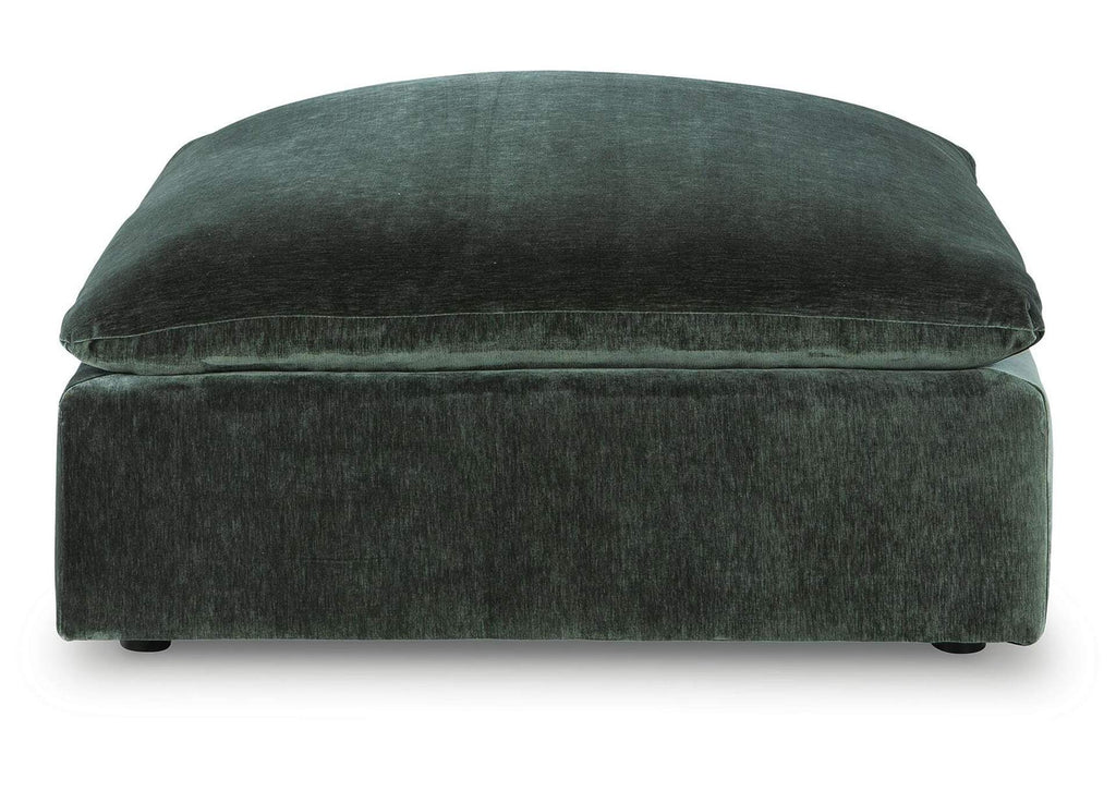 Carriage View Oversized Accent Ottoman
