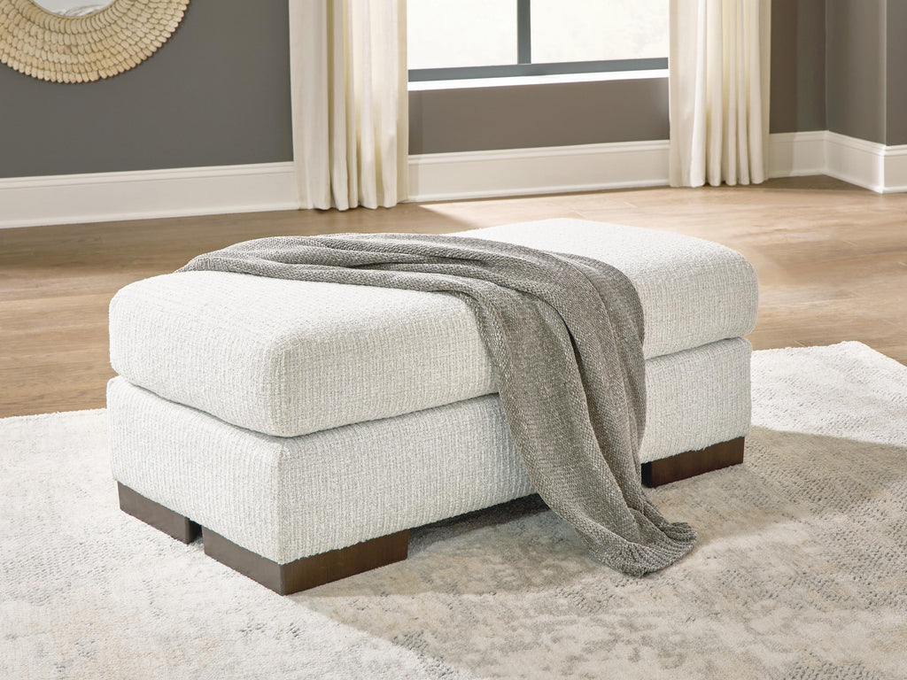 Hartside Ottoman in Frosted, lifestyle view