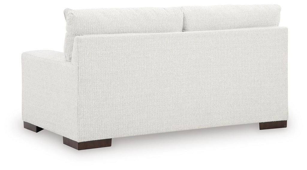 Hartside Loveseat in Frosted, back view
