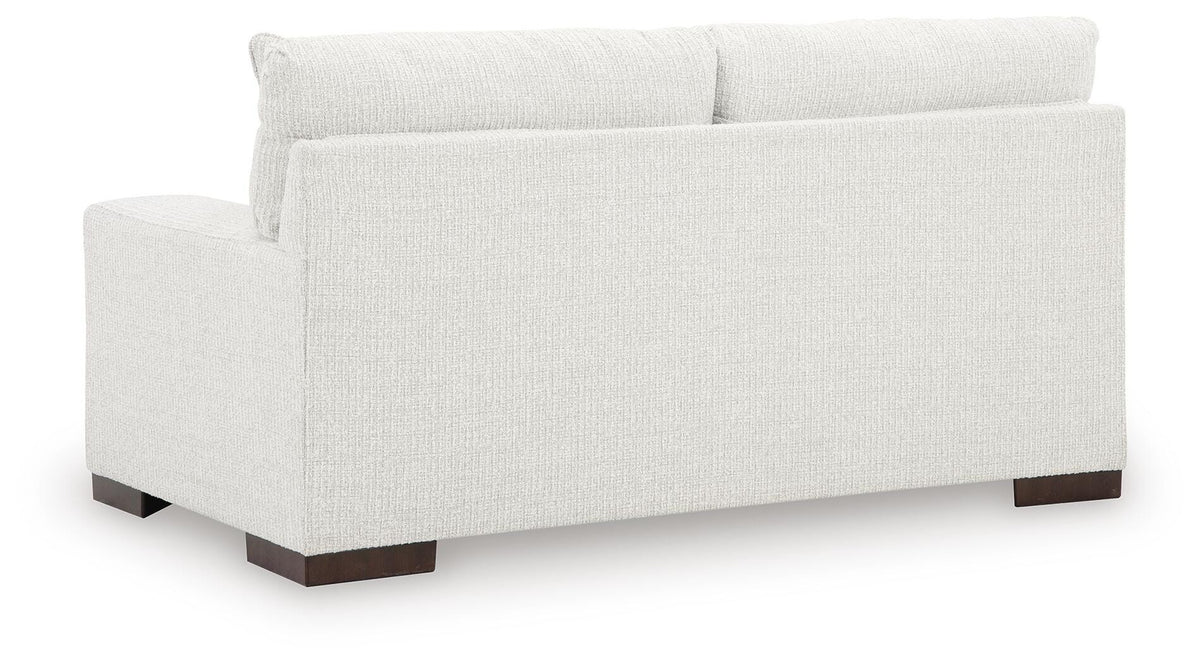 Hartside Loveseat in Frosted, back view