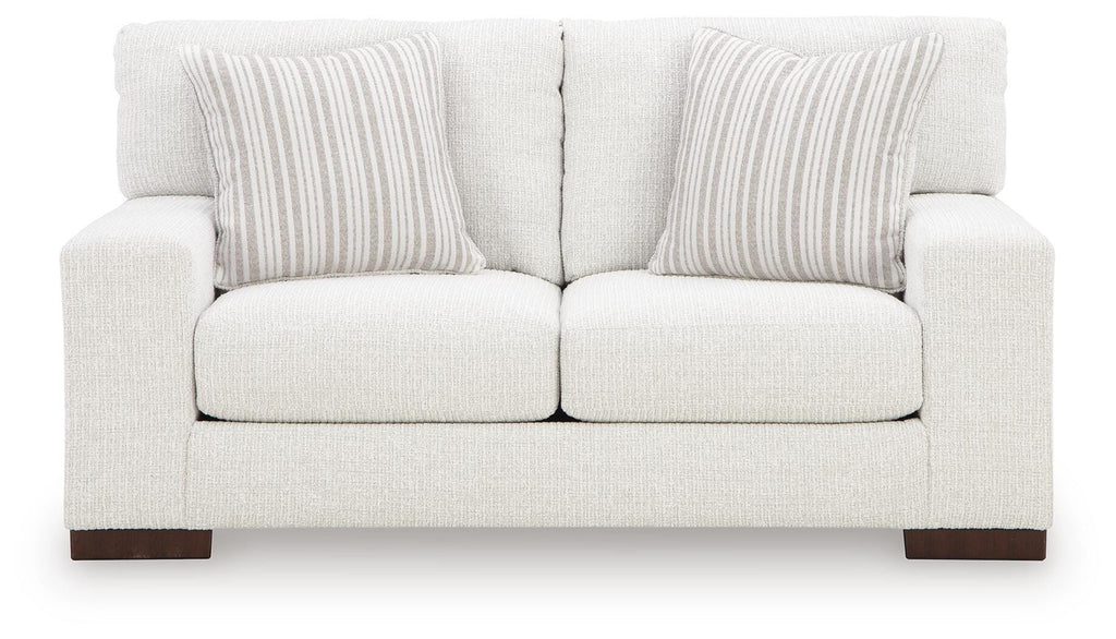 Hartside Loveseat in Frosted, front view