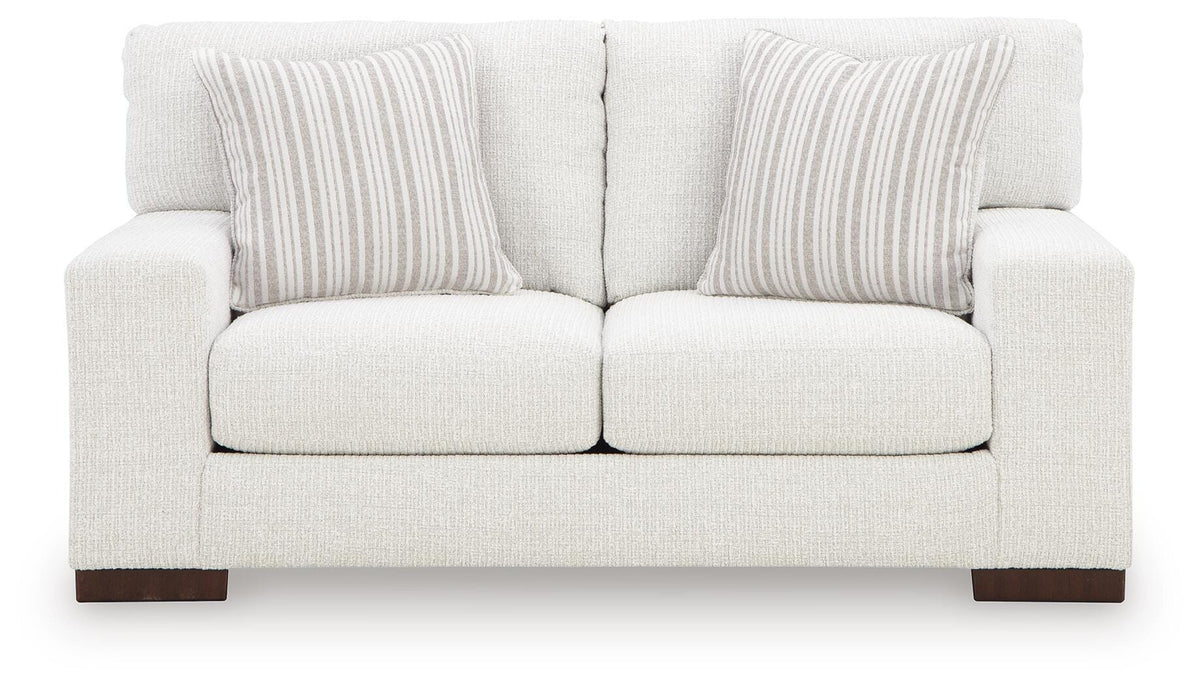 Hartside Loveseat in Frosted, front view