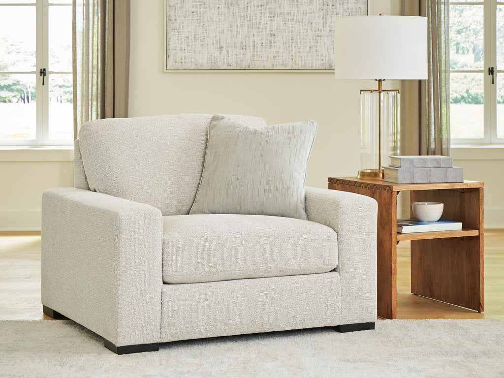 Conlee-Pike Oversized Chair in Linen, lifestyle view