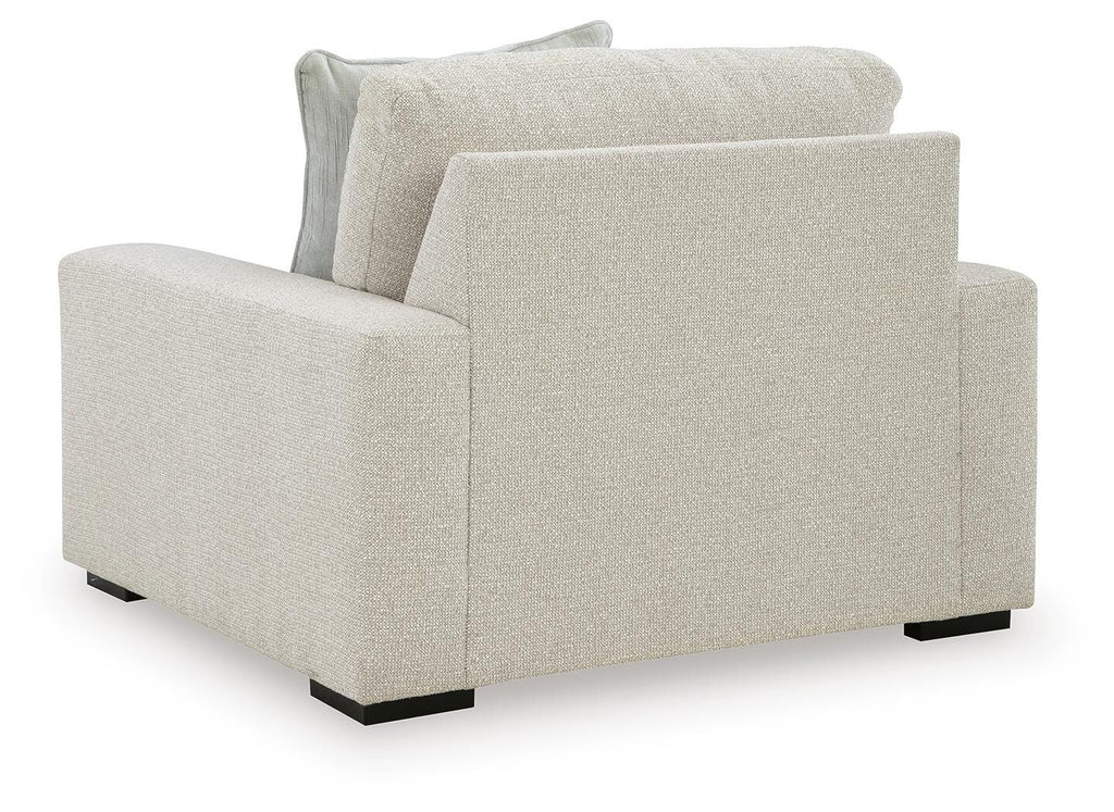 Conlee-Pike Oversized Chair in Linen, back view