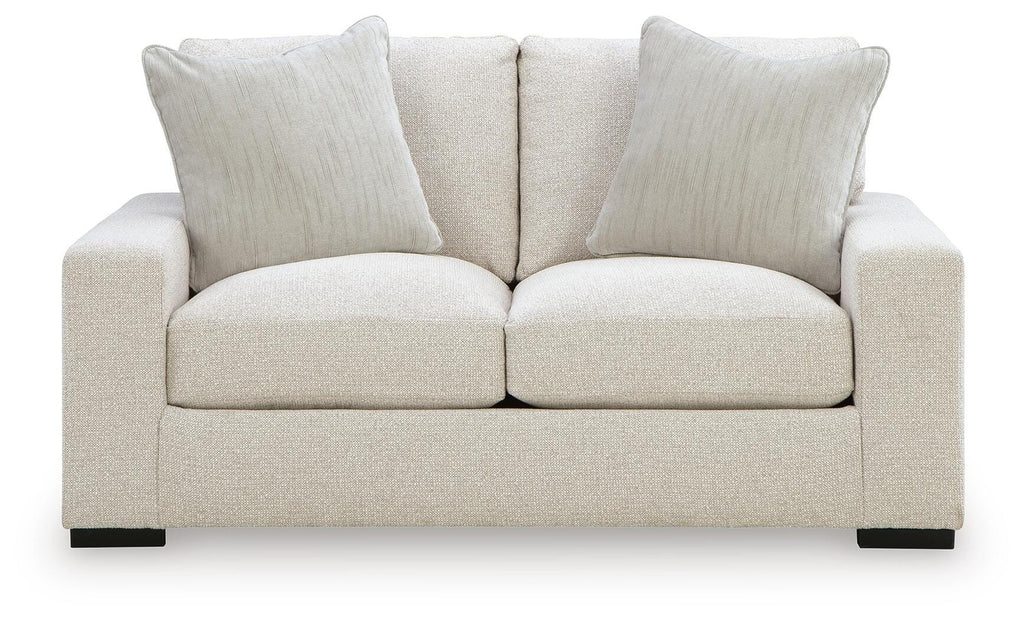 Conlee-Pike Loveseat in Linen, front view