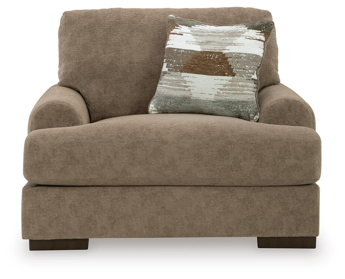 Jayne Park Oversized Chair in Pecan, front view