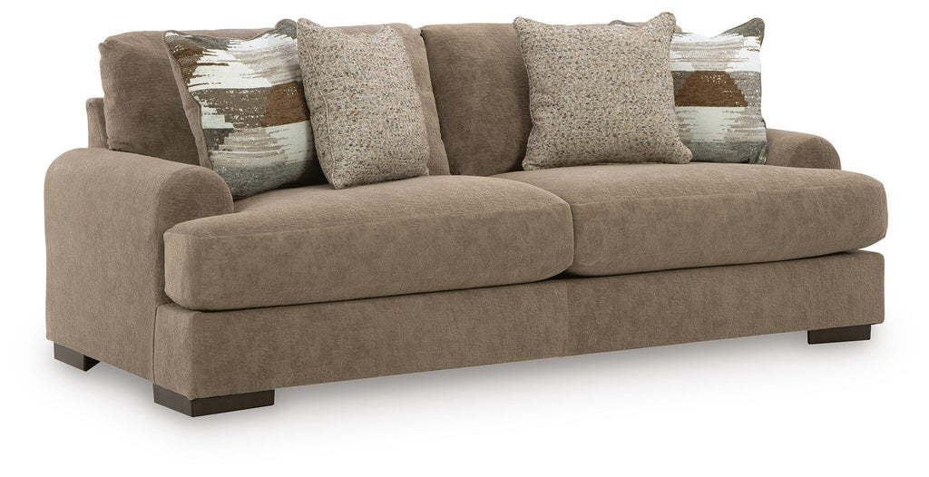 Jayne Park Sofa in Pecan, angle view