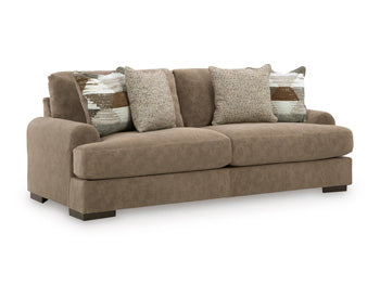 Jayne Park Sofa in Pecan, angle view