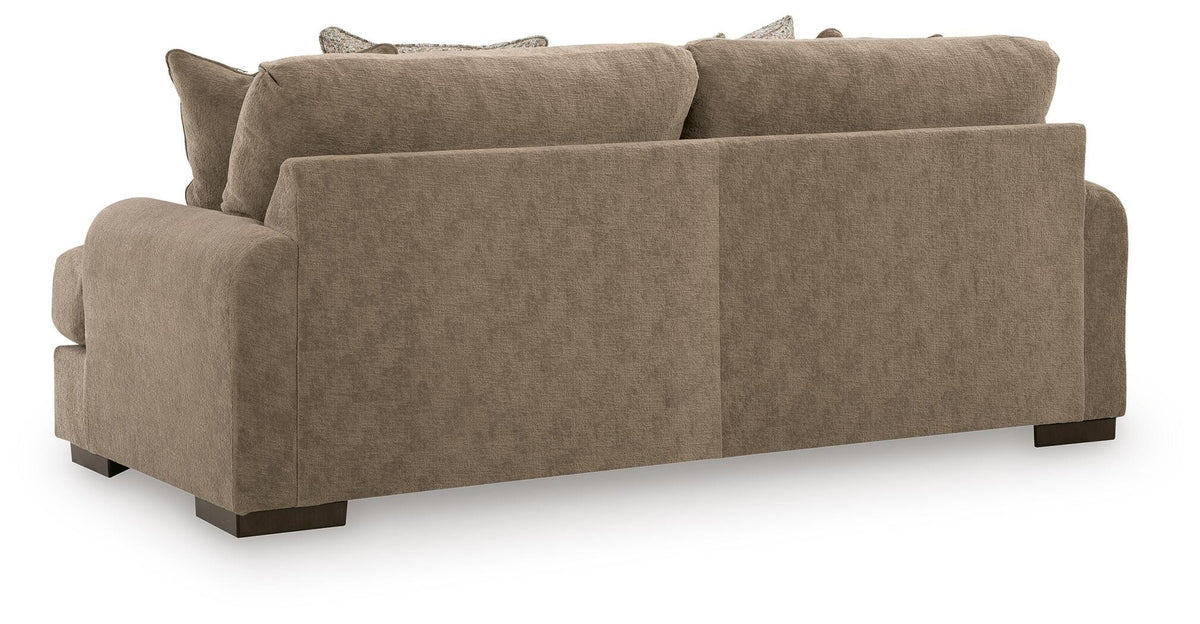 Jayne Park Sofa in Pecan, back view
