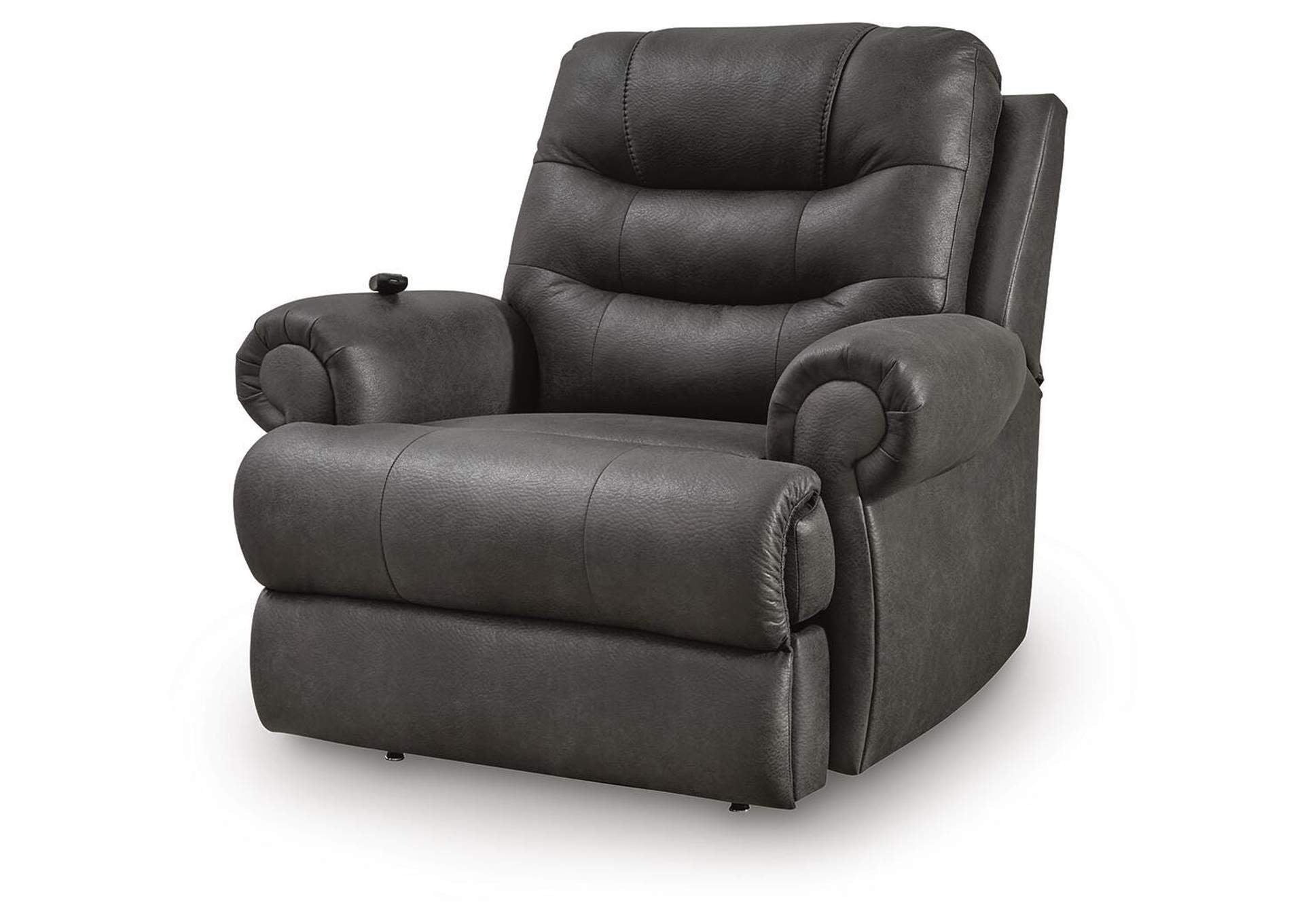 Revived and Restored Power Lift Recliner angled view