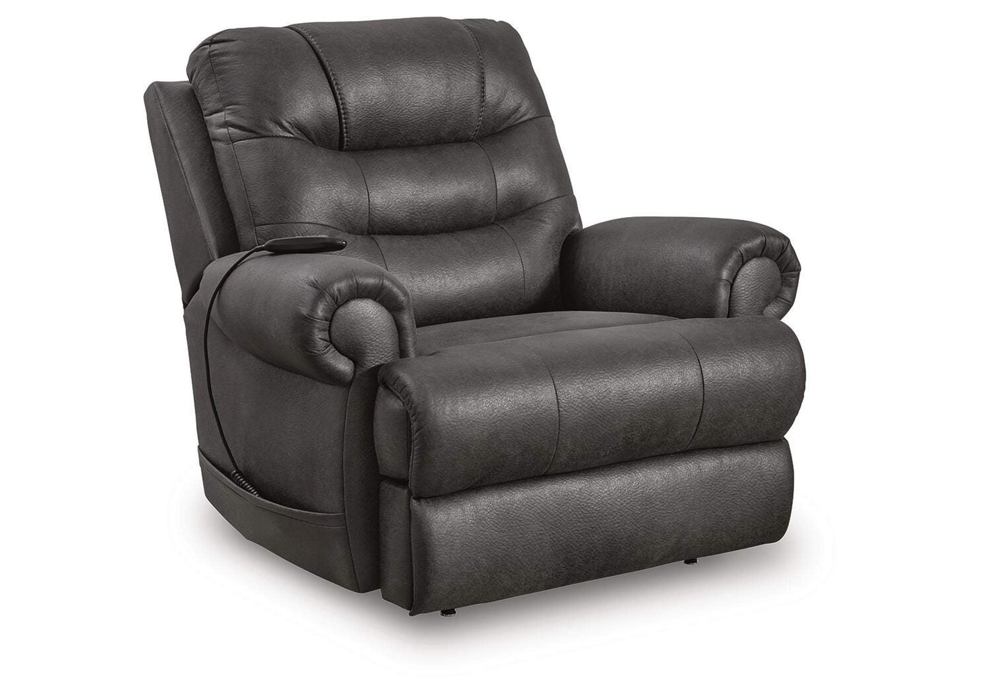 Revived and Restored Power Lift Recliner angled view