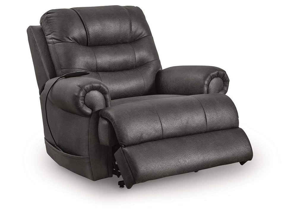 Revived and Restored Power Lift Recliner angled view