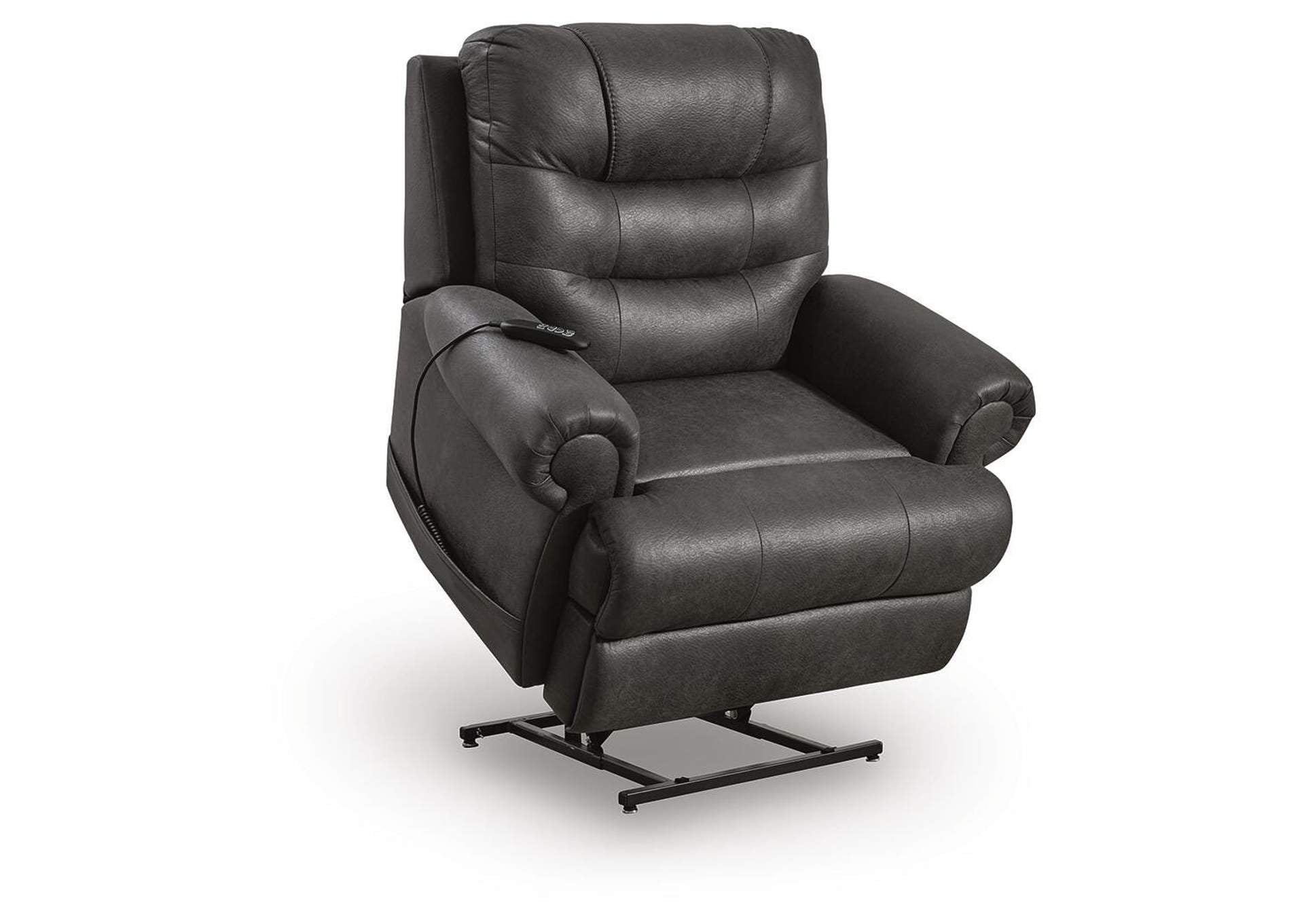 Revived and Restored Power Lift Recliner angled view