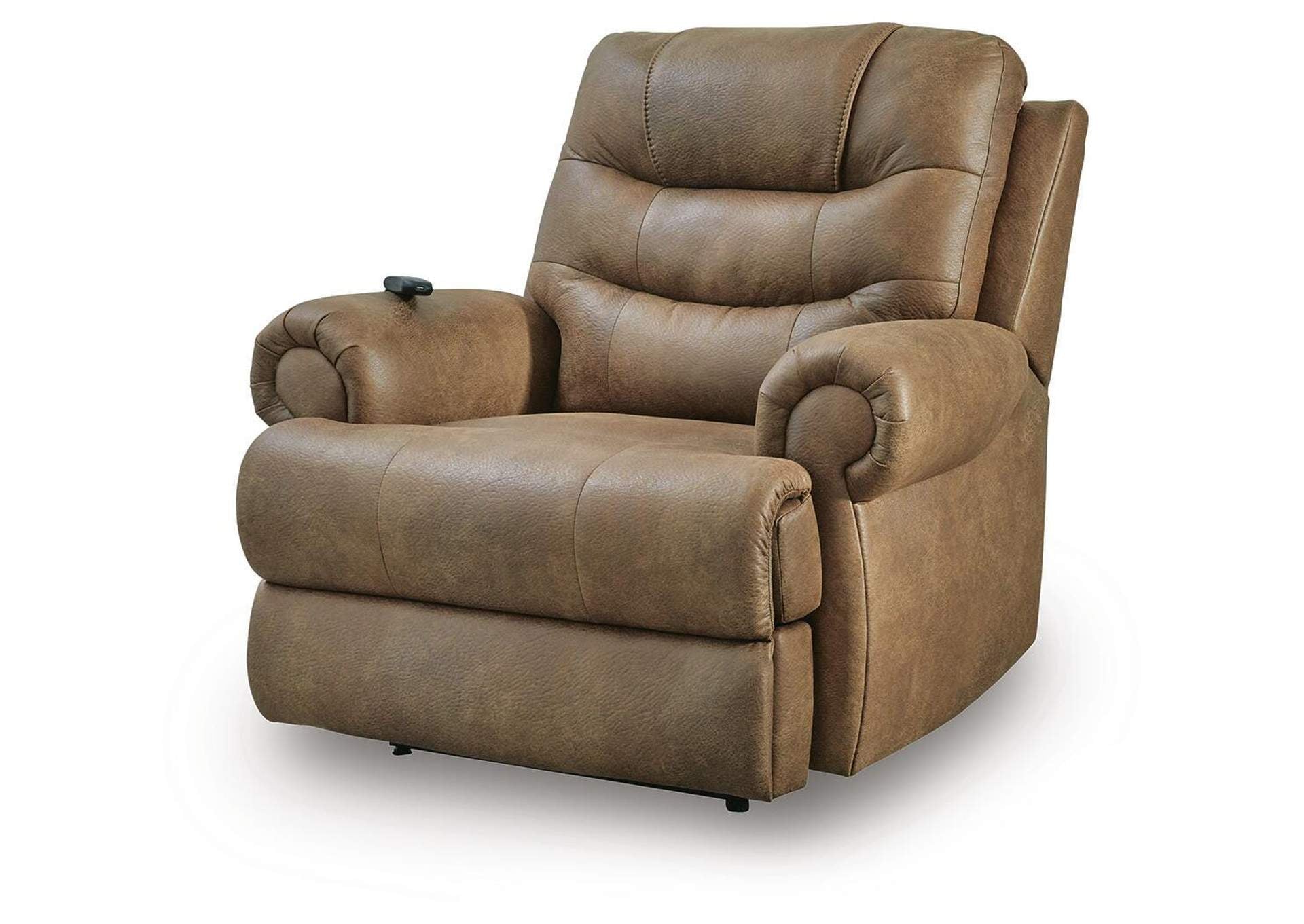Revived and Restored Power Lift Recliner angled view
