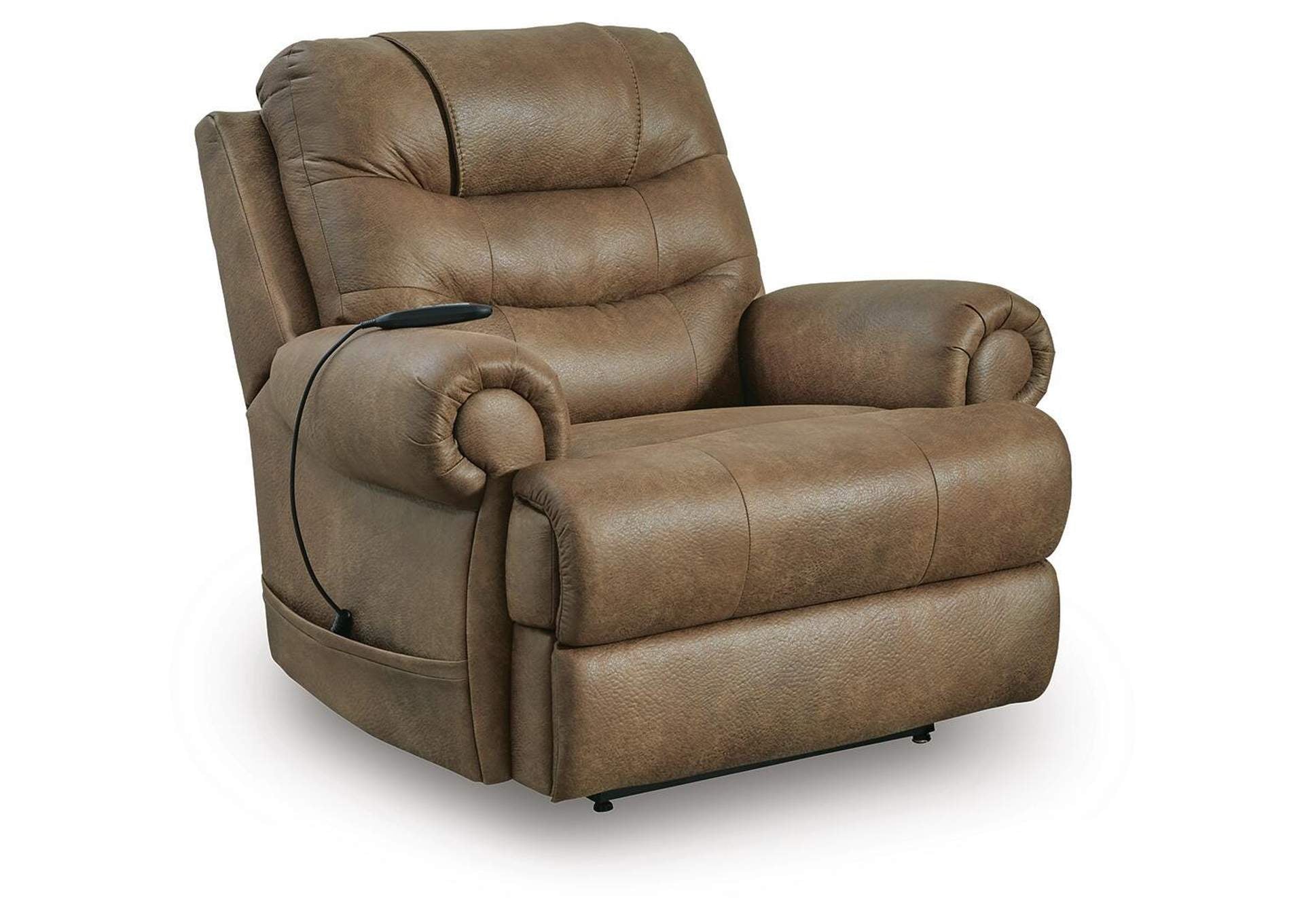 Revived and Restored Power Lift Recliner angled view