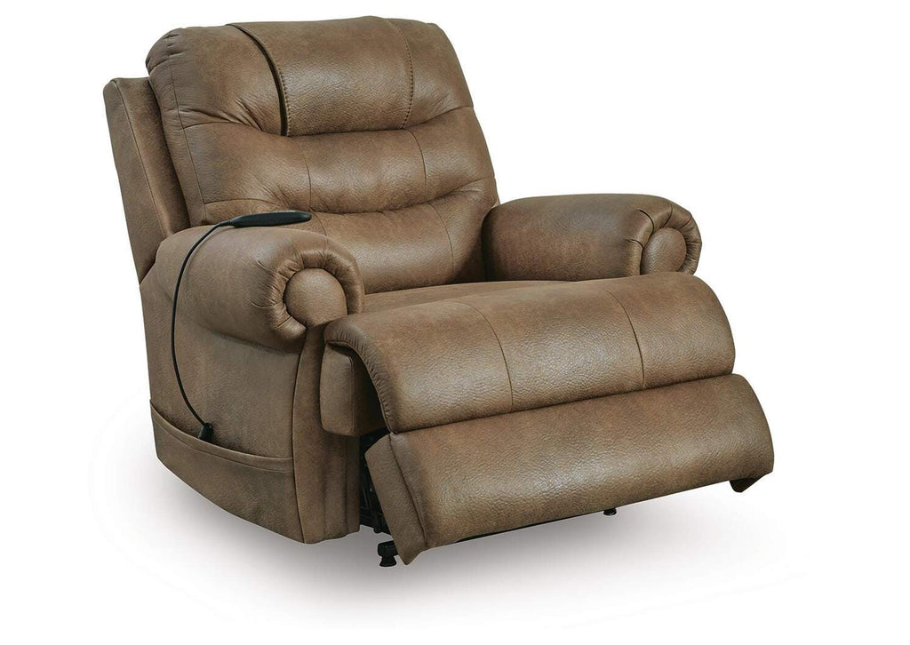Revived and Restored Power Lift Recliner angled view