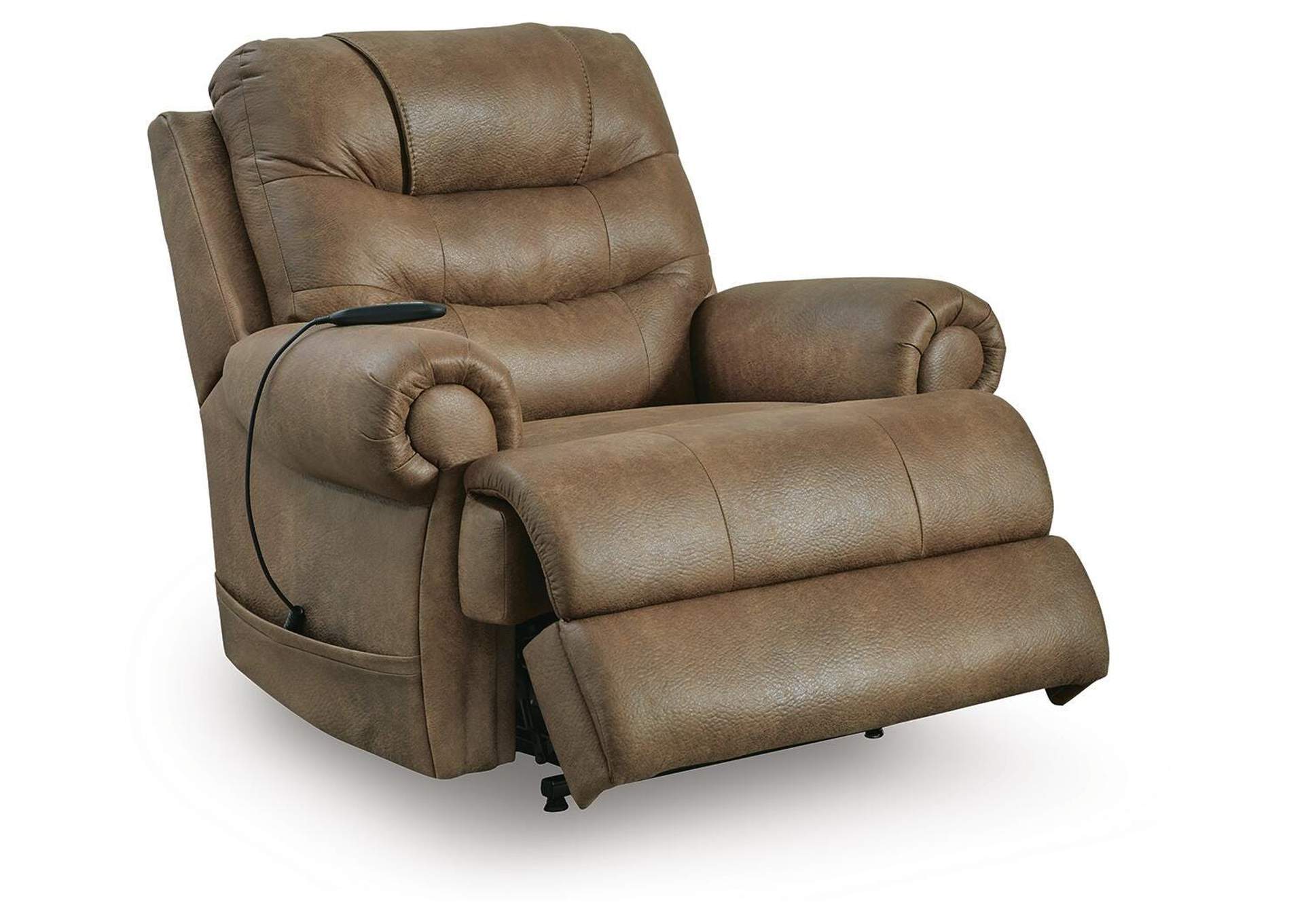 Revived and Restored Power Lift Recliner angled view