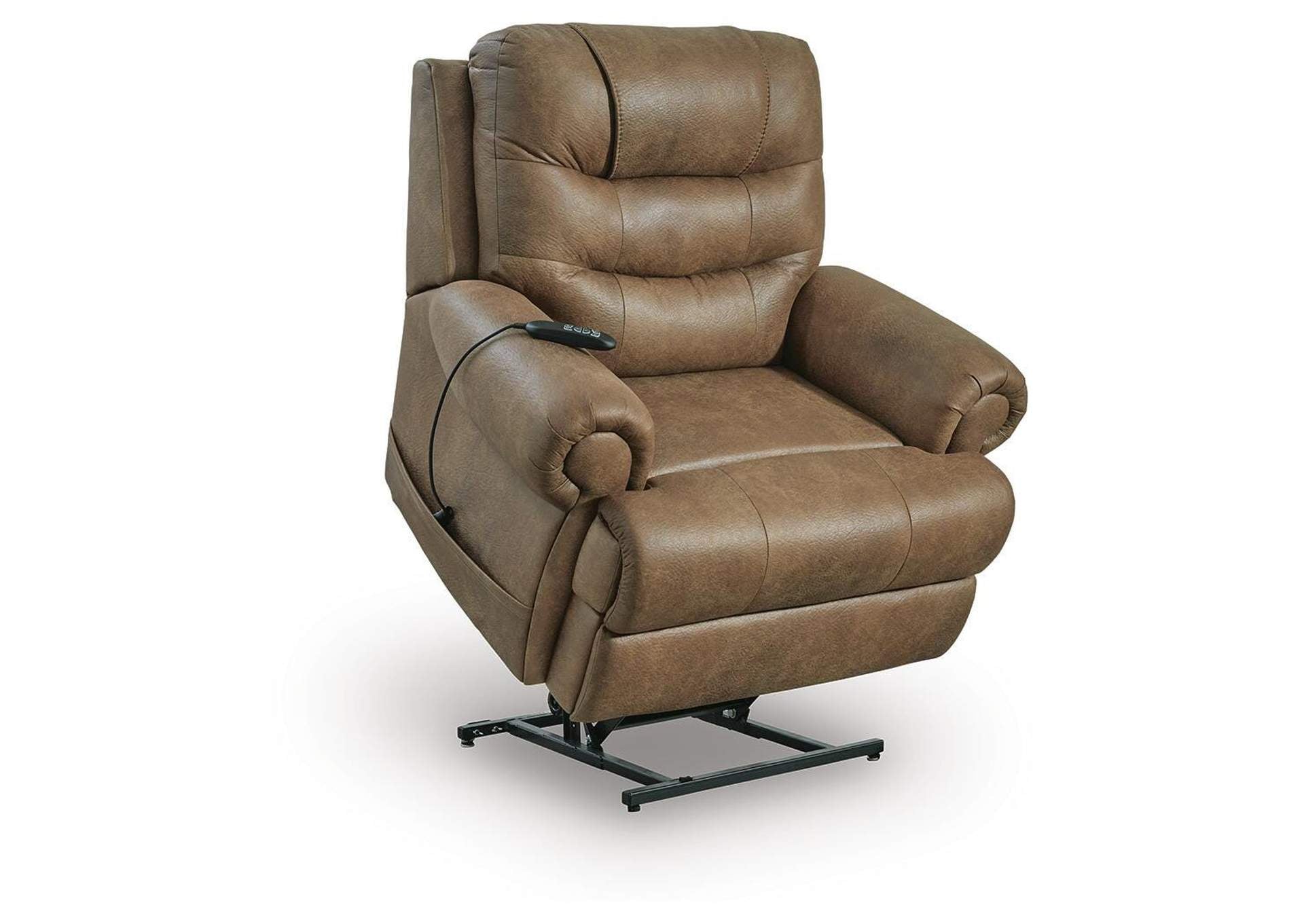 Revived and Restored Power Lift Recliner angled view