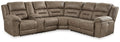 Ravenel sectional, 3-Piece Power Reclining Sectional · 120 × 107 × 43 in, view 1