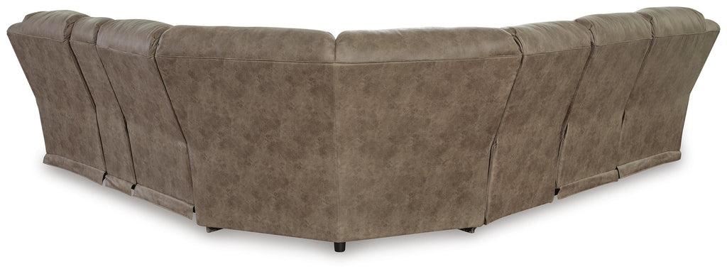 Ravenel sectional, 4-Piece Power Reclining Sectional · 129 × 93 × 43 in · 83106S4, view 3