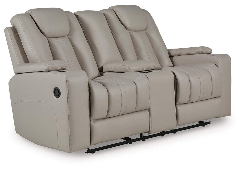 Next Move Manual Reclining Sofa and Loveseat angled view