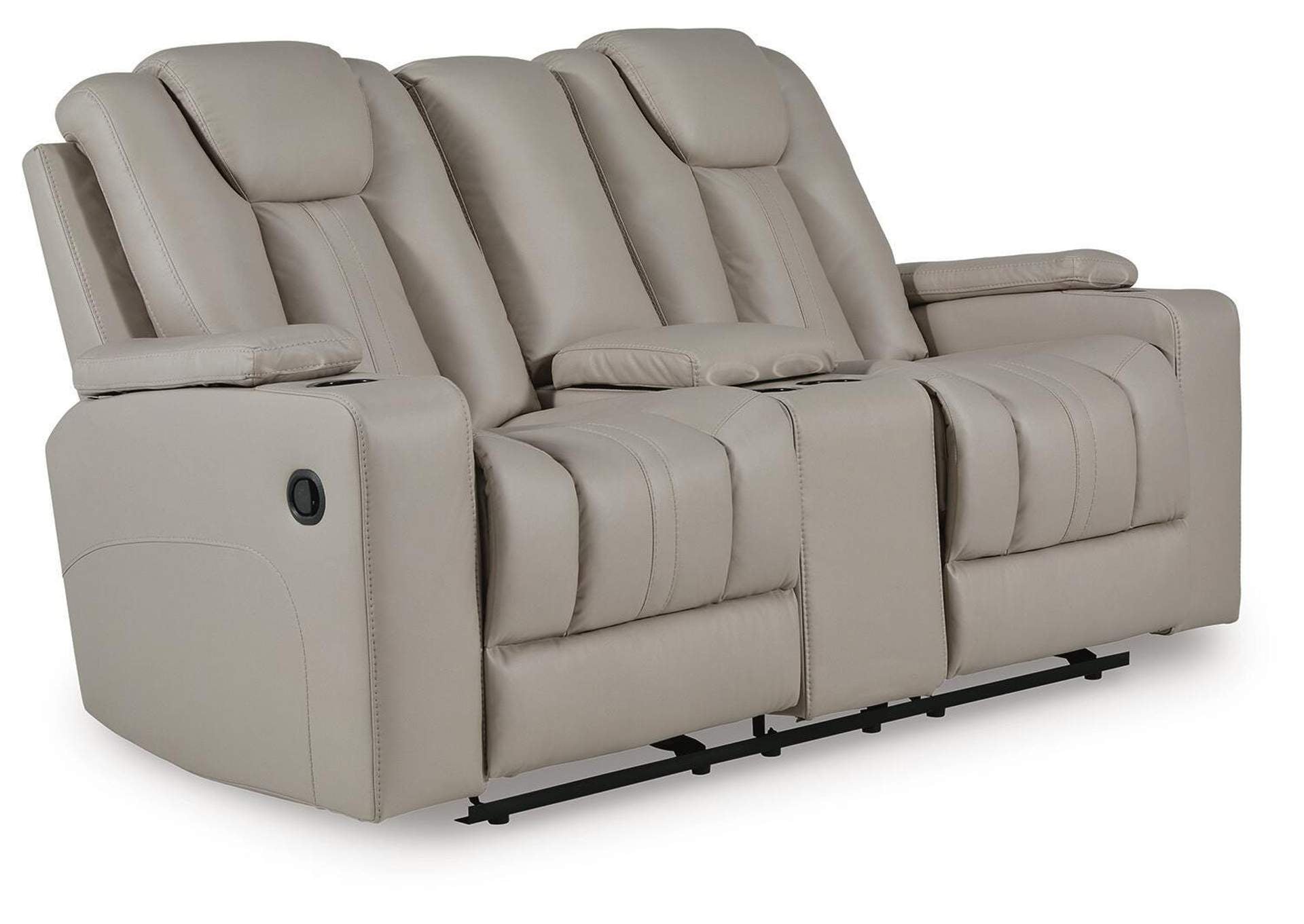 Next Move Manual Reclining Sofa and Loveseat angled view