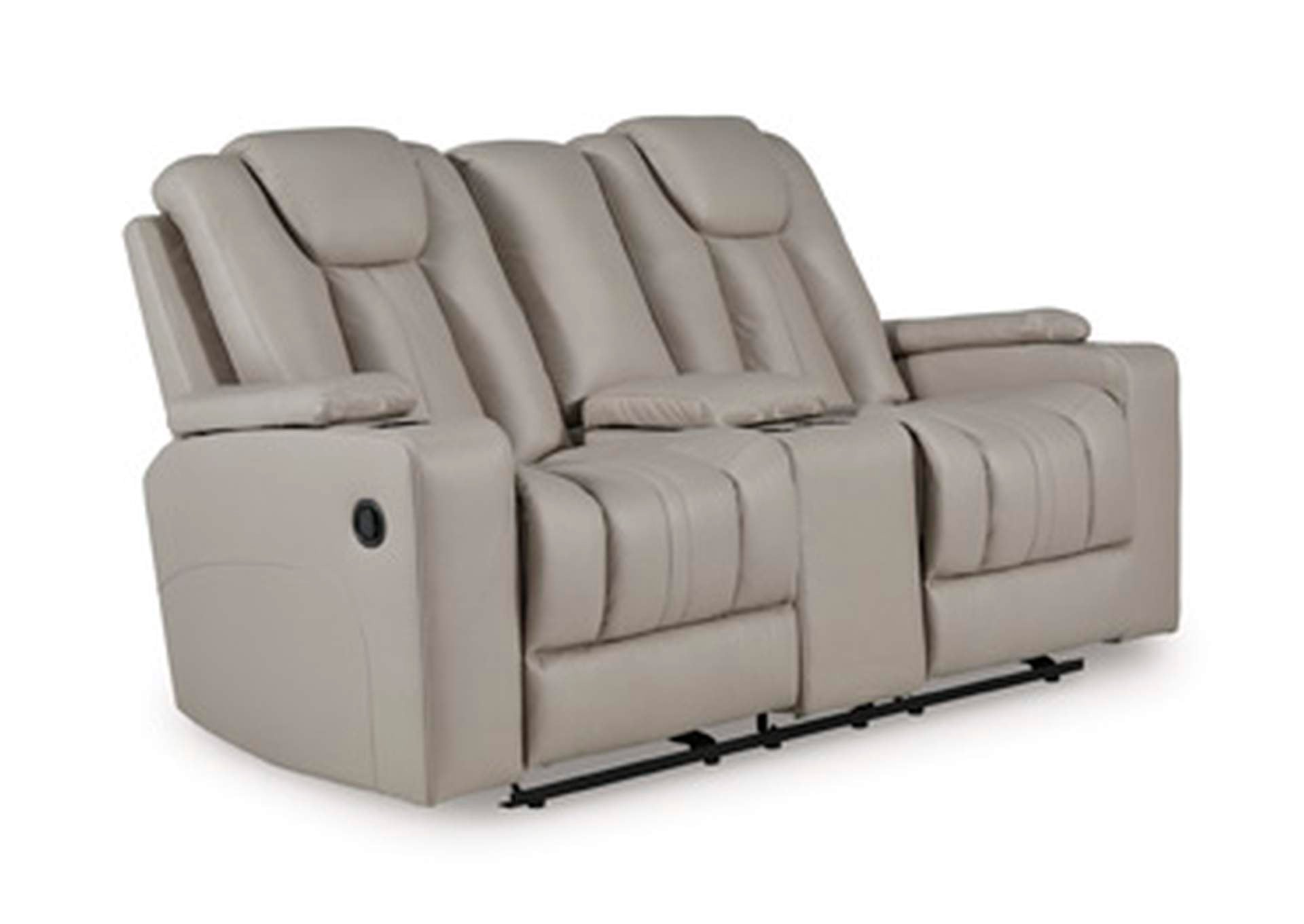 Next Move Manual Reclining Sofa and Loveseat angled view