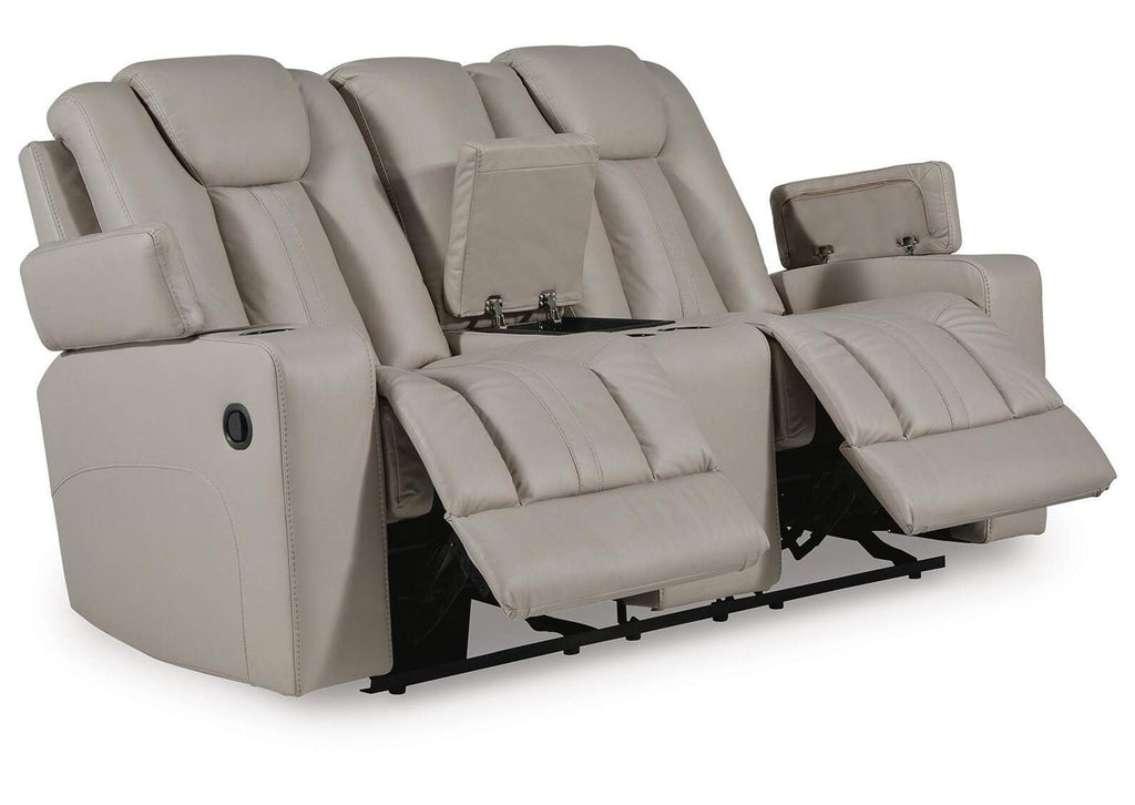 Next Move Manual Reclining Sofa and Loveseat angled view