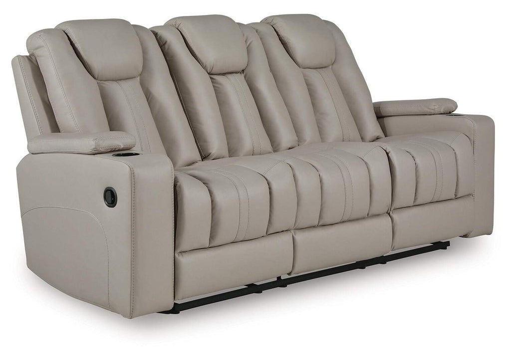 Next Move Manual Reclining Sofa and Loveseat angled view