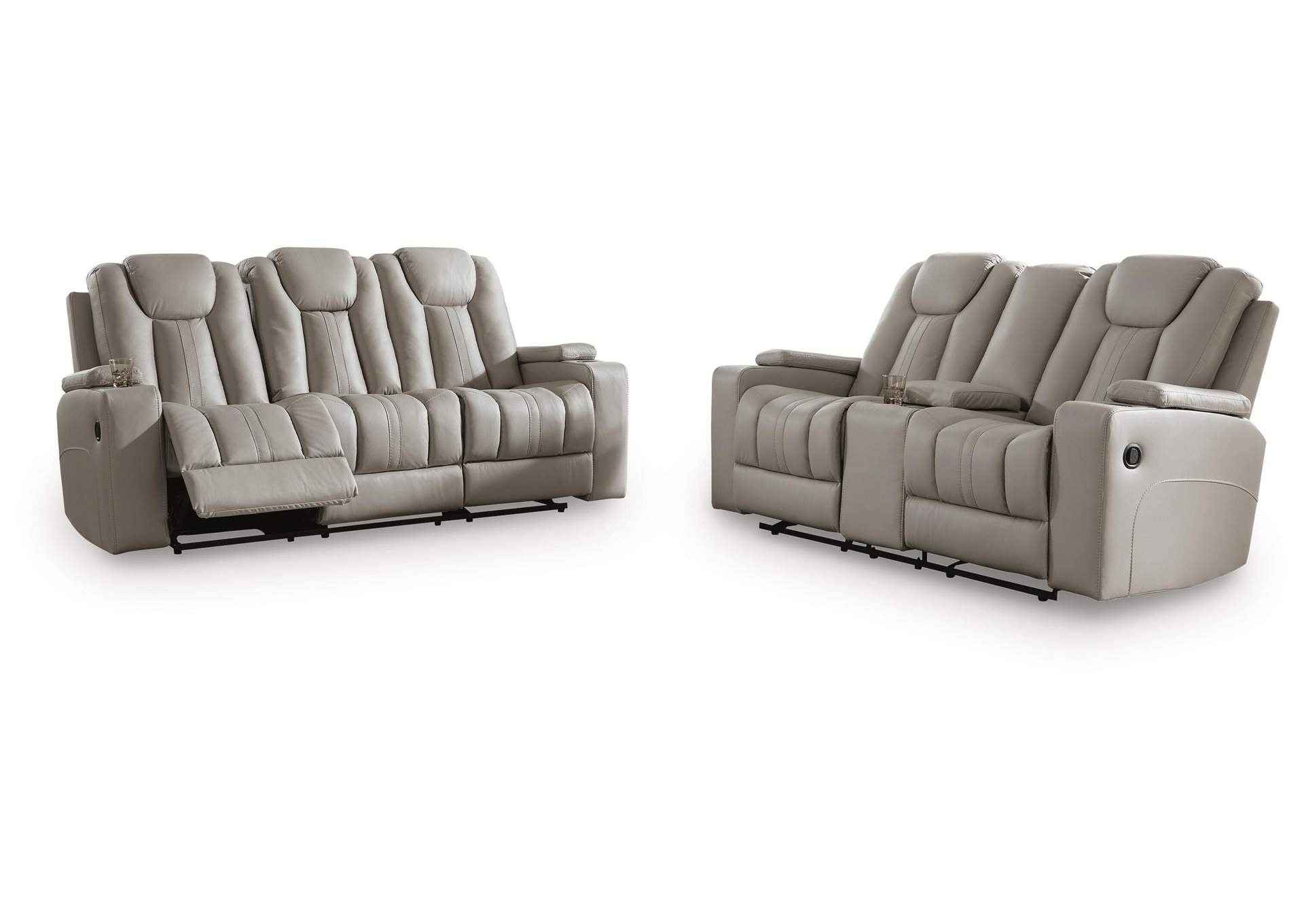 Next Move Manual Reclining Sofa and Loveseat