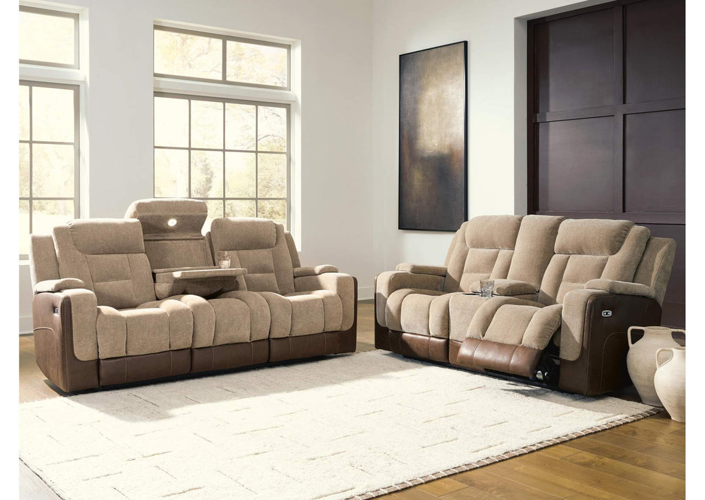 Ultimax Dual Power Reclining Sofa and Loveseat