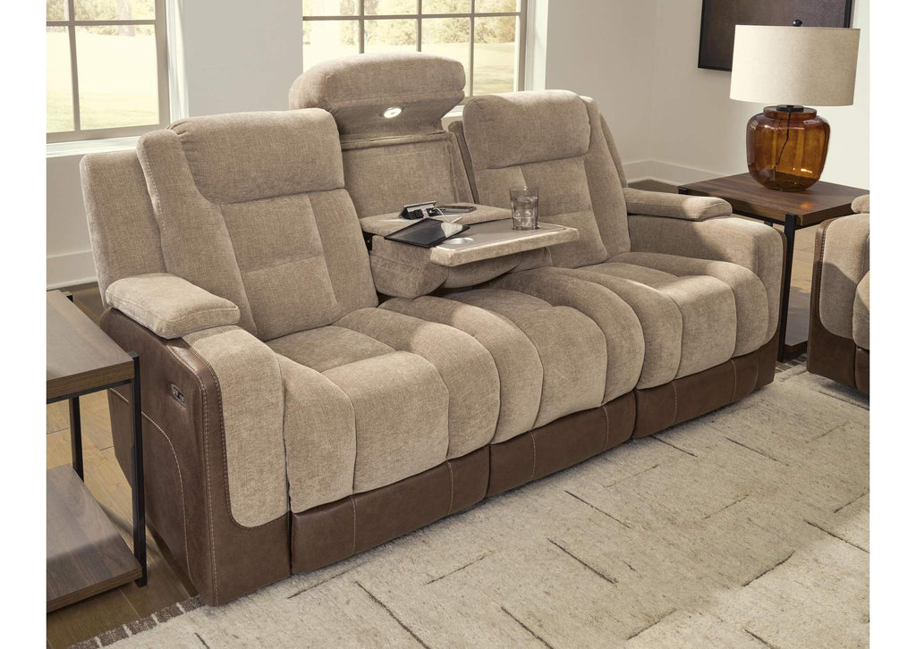 Ultimax Dual Power Reclining Sofa and Loveseat