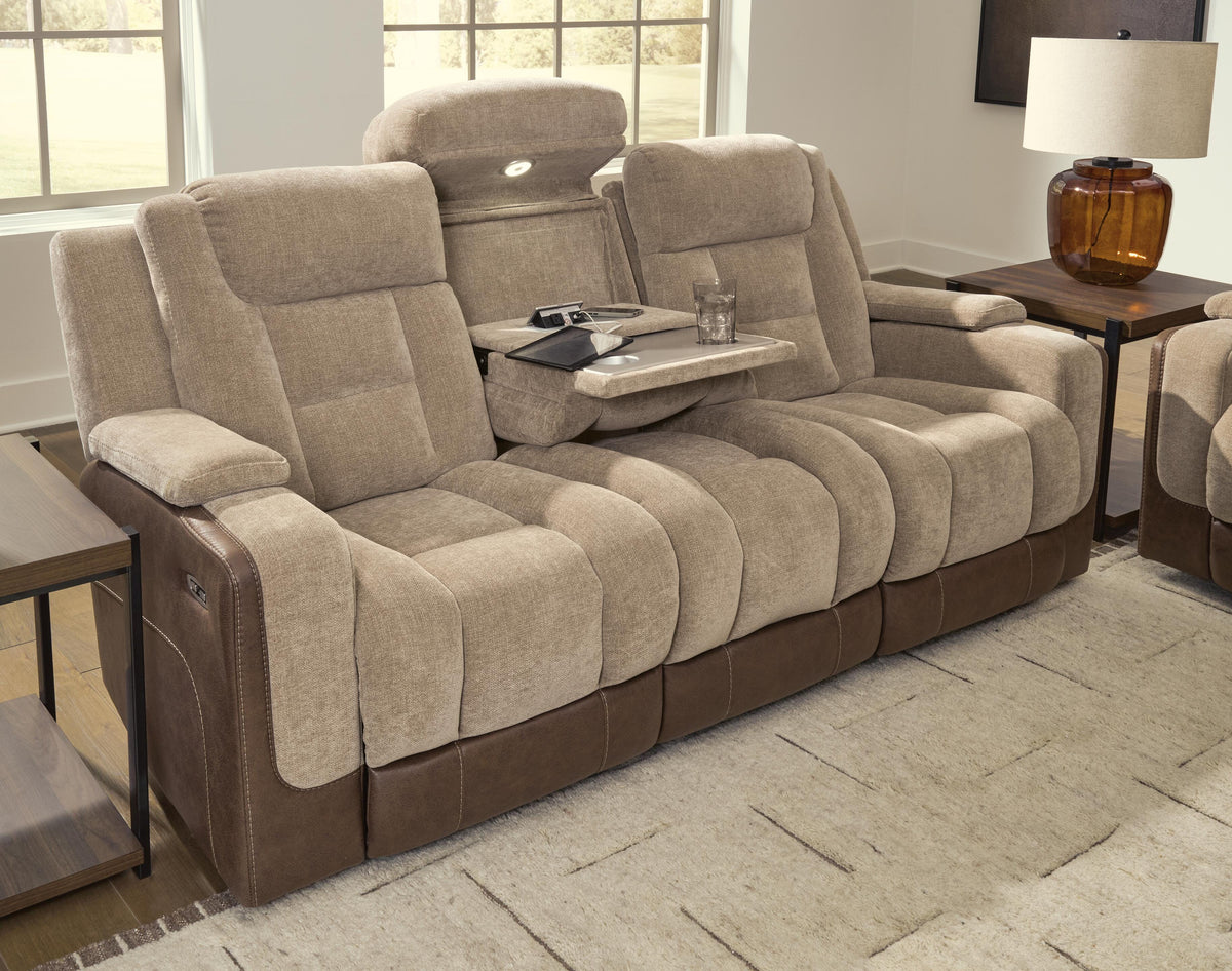 Mixed Motion Power Reclining Sofa in Brownstone, alternate view 13