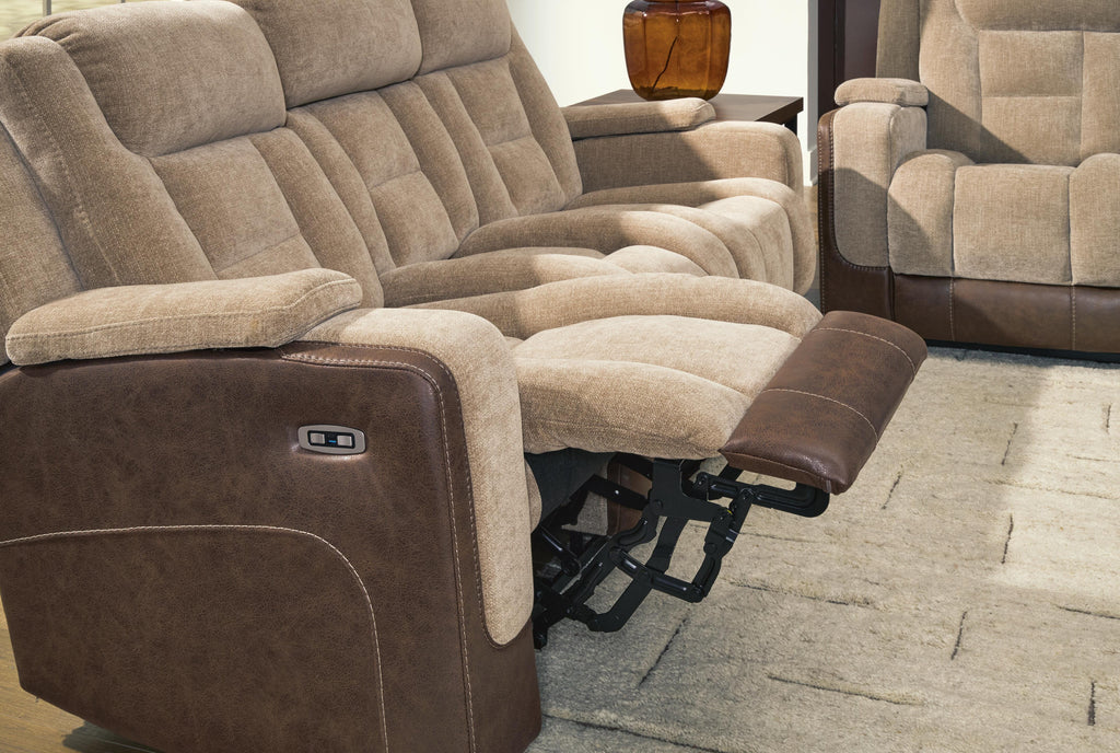 Mixed Motion Power Reclining Sofa in Brownstone, alternate view 10