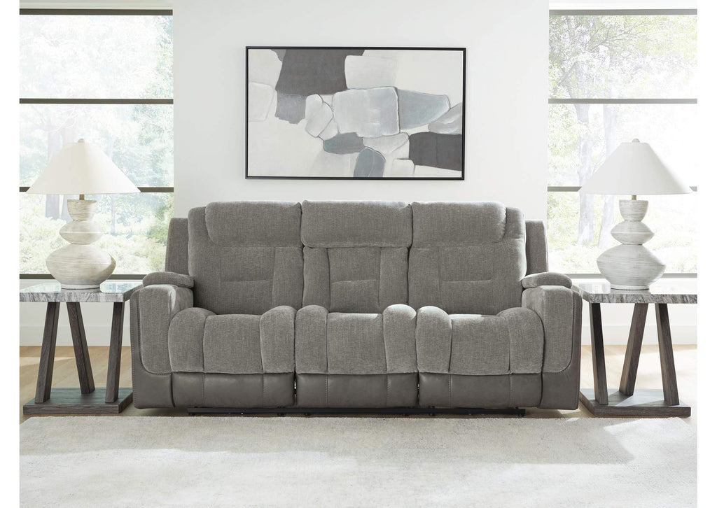 Ultimax Dual Power Reclining Sofa and Loveseat