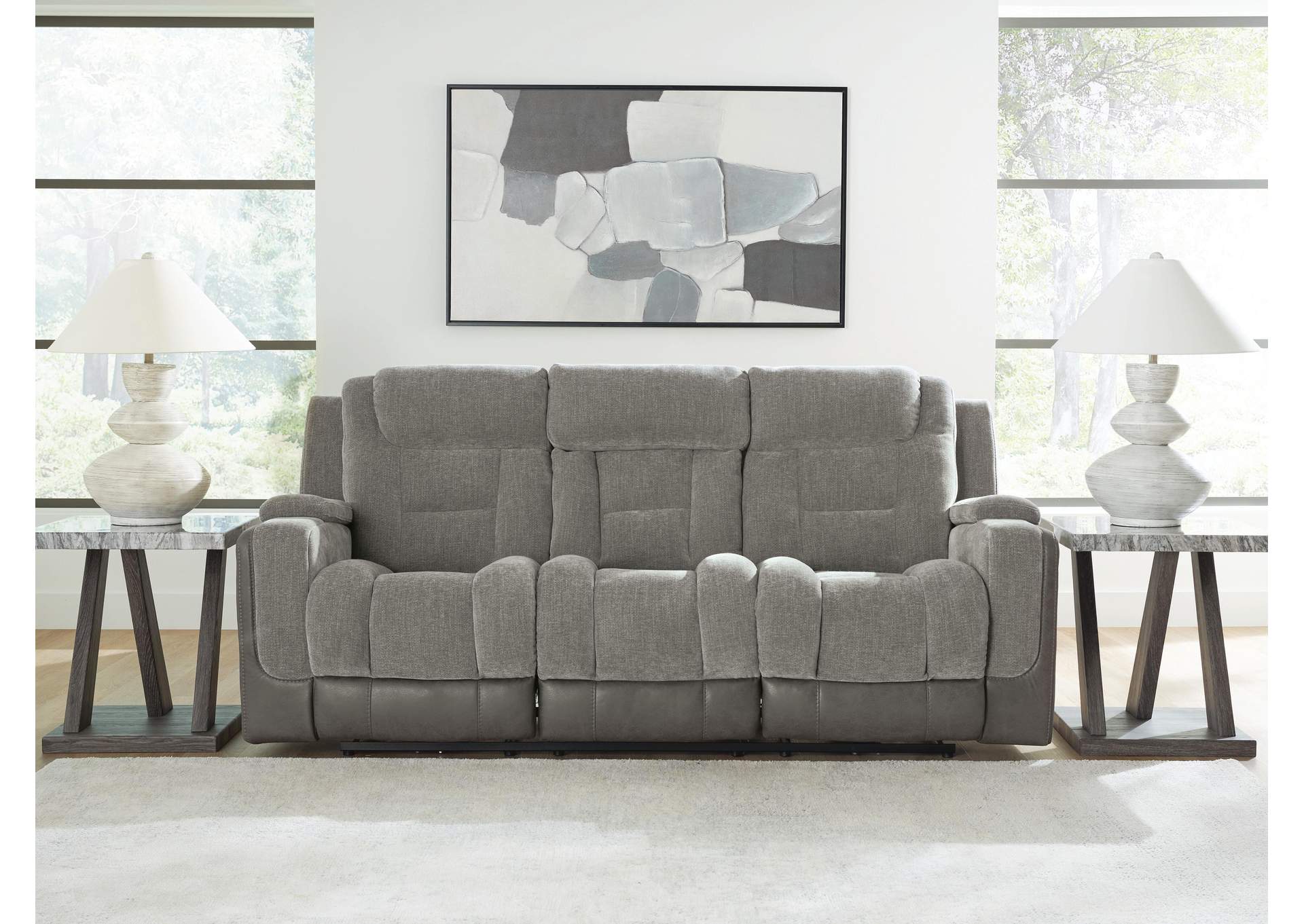 Ultimax Dual Power Reclining Sofa and Loveseat