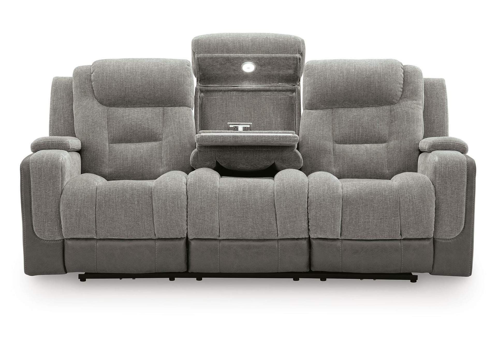 Ultimax Dual Power Reclining Sofa and Loveseat
