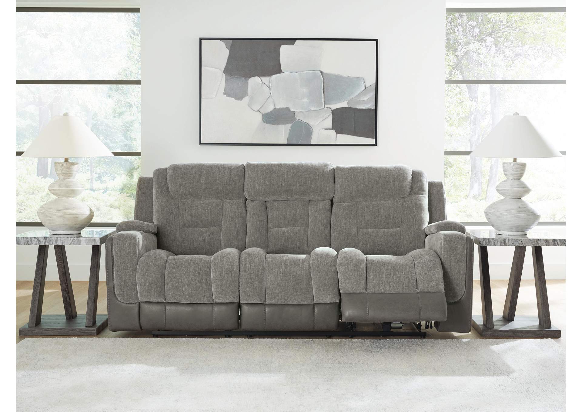 Ultimax Dual Power Reclining Sofa and Loveseat