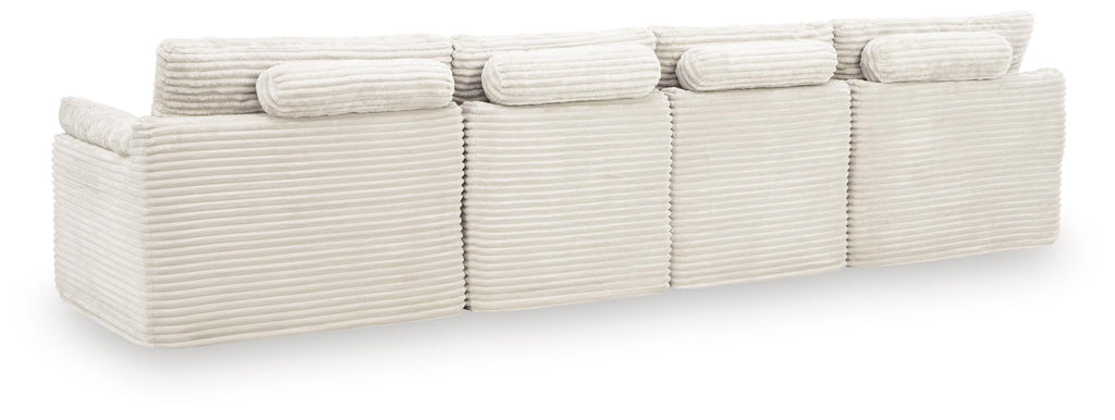 Fannin sectional, 4-Piece Sectional with Ottoman · 138 × 39 × 32 in, view 2