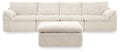 Fannin sectional, 4-Piece Sectional with Ottoman · 138 × 39 × 32 in, view 1