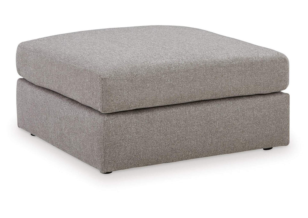 Lindon Oversized Accent Ottoman angled view
