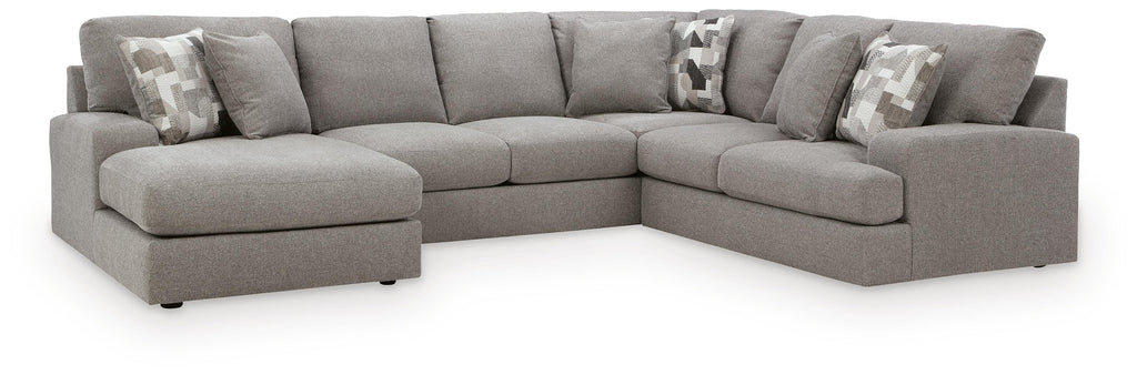 Lindon sectional, 3-Piece Sectional with Chaise · Left-Facing Chaise · 136 × 106 × 39 in, view 1