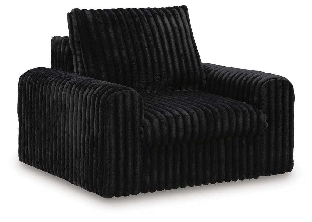 HamlinBay Power Gliding Chaise in Onyx, closed view