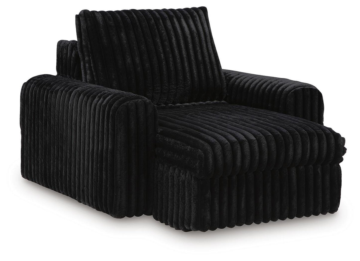 HamlinBay Power Gliding Chaise in Onyx, open view