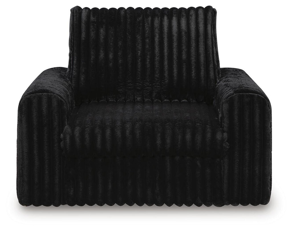 HamlinBay Power Gliding Chaise in Onyx, front view