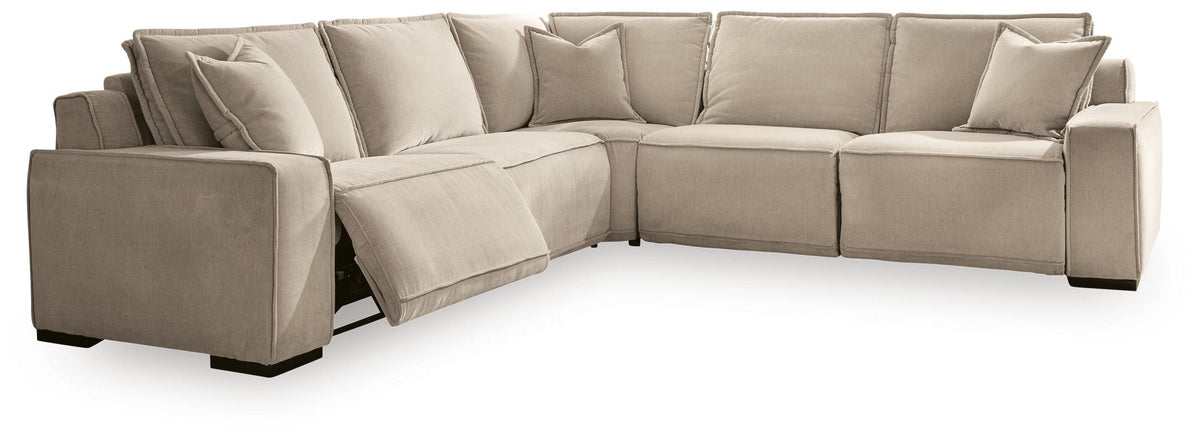 Carceri sectional, 5-Piece Power Sectional Reclining Sofa · 141 × 141 × 38 in, view 1
