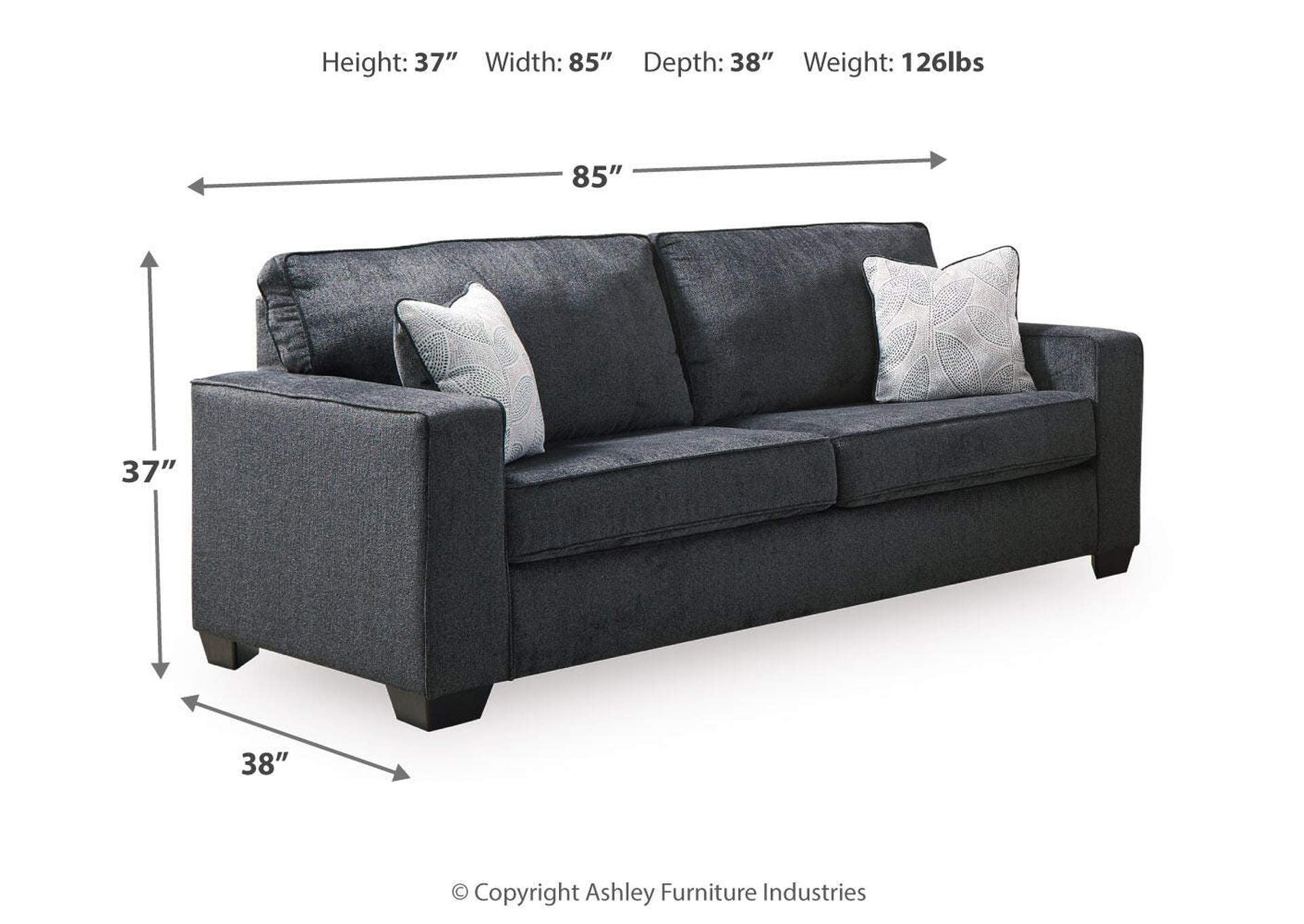 Altari Sofa dimensions