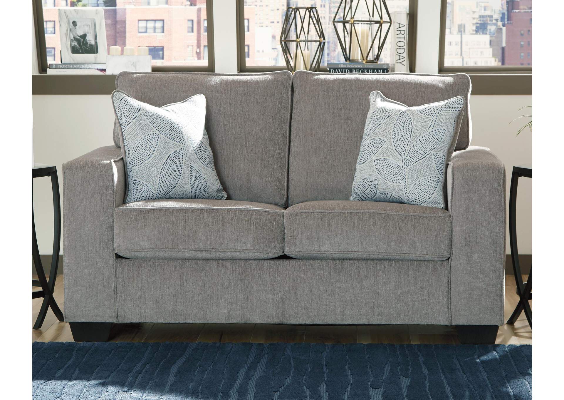 Altari Sofa and Loveseat room view